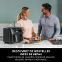 Ninja Foodi Dual Zone Air Fryer numérique, 2 tiroirs, 7,6L, 4-en-1, sans huile, Friture à air, Max Crisp, Rôtissage, Réchauffage