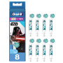 Oral-B Kids, Pack de 8 Brossettes De Rechange Embout Pour Brosse À Dents Électrique Format Spécial Boîte Aux Lettres, Enfant à P