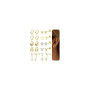 LOLIAS 10 Paires Lot Paires Boucles d'Oreilles Femme Acier Inoxydable Piercing Oreille Acier Inoxydable Bijoux Femme Boucles d'O