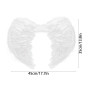YeahBoom Deguisement Ange Femme,corset gothique et jupe en tulle,costume d'ange et d'aile de diable,serre-tête d'ange,cornes de 