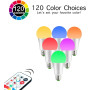 iLC LED Ampoules de couleur Edison Changement de Couleur Ampoule RGB+Blanc Dimmable - 120 Choix de Couleur - 10Watt E26 Types RG