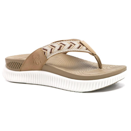 KuaiLu Tongs OrthopéDiques Femmes Semelles éPaisses Sandales Tongs DéTente Tissu D'éTé Enfiler Tapis Yoga RandonnéE Confortables