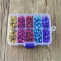 Lot de 300 Petites clochettes colorées avec boîte de Rangement, Petites Cloches en métal pour Loisirs créatifs avec boîte de Ran