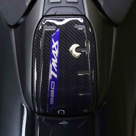 labelbike - Autocollant 3D en Résine Décoration et Protection de la Trappe à Carburant Moto Compatible Yamaha TMAX 560 2020-2021