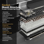 YUNZII IF99 Clavier de Jeu Mécanique sans Fil avec Smart LCD Display,QMIK/Via Programmable BT/2.4G/USB-CGasket Mounted Hot Swap 
