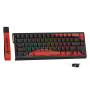 MAMBASNAKE X Attack Shark X68PRO HE Clavier Gaming sans Fil 65% Rapid Trigger,BT/2.4G/Filaire,Interrupteur Magnétique 0,01mm RT,