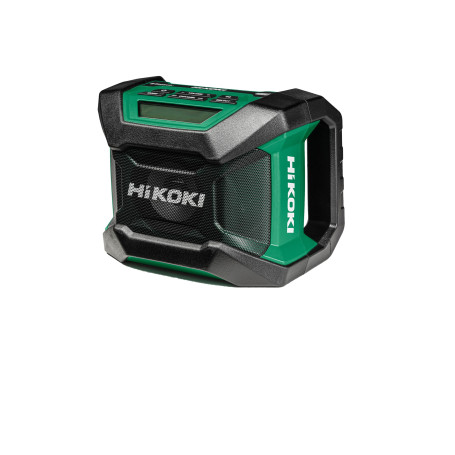 HiKOKI Radio de Chant - 18 V, Bluetooth, Dab+/FM, Design Robuste, Volume Élevé, Longue Autonomie, Inclus Adaptateur AC, Écran Ré