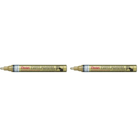 Pentel MMP10-X Marqueur à Peinture Or - 4,5 mm (Lot de 2)