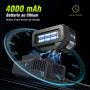 Robustrue Clé à choc sans fil Couple maxi 550N.m, batterie 4000mAh Li-Ion avec chargeur rapide, moteur brushless 21V Clé à choc 