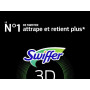 Swiffer Balai Attrape-Poussière 3D Clean Recharges Lingettes Sèches, 14 Lingettes Nettoyantes, Attrape et Retient la Poussière