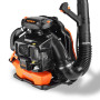 Fuxtec Souffleur de Feuilles à Dos Thermique Professionnel 2 Temps FX-LBP165T - Sac à Dos Confort 334 km/h 65,1 cm3 + 2,4kW - Ré