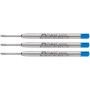 Faber-Castell Lot de 3 recharges pour stylo à bille - Extra large - Bleu