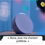 Echo Pop (Nouvelle génération) | Enceinte connectée Bluetooth et Wi-Fi compacte au son riche, avec Alexa | Anthracite