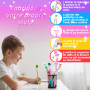 MOMUSE Fabrique a Stylo 50 Accessoires, Atelier des Stylos Personnalisé, Kit Loisir Creatif Enfant, Idée Cadeau Fille 6 Ans, Act