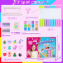 MOMUSE Fabrique a Stylo 50 Accessoires, Atelier des Stylos Personnalisé, Kit Loisir Creatif Enfant, Idée Cadeau Fille 6 Ans, Act