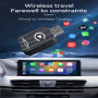 Adaptateur CarPlay Sans Fil 2025, Dongle CarPlay Sans Sil, Convertit CarPlay Filaire En Adaptateur Sans Fil Plug And Play, Compa