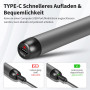 KKMOL Kit de fer à souder sans fil rechargeable par USB avec écran LCD, température réglable de 330 ℃ à 450 ℃, 3 pannes à souder