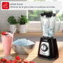 Moulinex Blender Blendforce, 800W, 2 Vitesses + Fonction Pulse, Capacité 1,75 L, Nettoyage facile, Mixage jusqu'à 3min en contin