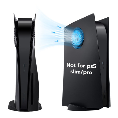 Mcbazel PS5 Façades de Protection, PS5 Console Faceplate Cover avec Refroidissement Air Slots Façade de Remplacement pour PS5 Di