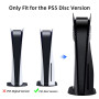 Mcbazel PS5 Façades de Protection, PS5 Console Faceplate Cover avec Refroidissement Air Slots Façade de Remplacement pour PS5 Di