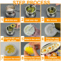 Moule tournesol bougies,3 PCS moule silicone bougie fleur Moule à savon fleur À moules pour bougies Fleurs moule DIY Fondant bou