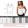 Sukiglam Débardeur Femme Crop Top Slim Fit Haut d'Été Basic Caraco Sexy Y2k Camis Tops sans Manches à col U Court Lingerie à Bre