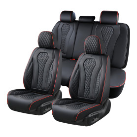 Coverado Housses de siège universelles pour Voiture, Ensembles de Housses de Protection Siège Voiture Avant et arrière 5 sièges,