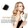 Brosse à boucler, brosse coiffante pour cheveux bouclés d'hommes et de femmes pour fixer et modeler les boucles, réduire les mèc