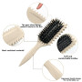 Brosse à boucler, brosse coiffante pour cheveux bouclés d'hommes et de femmes pour fixer et modeler les boucles, réduire les mèc