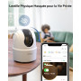 Imou 2.5K(4MP) Caméra Surveillance WiFi Intérieur Caméra 360° Connectée Smartphone Détection Humaine AI Suivi Intelligent Sirène