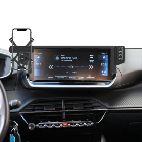 GXQKHFA Support de téléphone de Voiture Compatible avec 2020-2023 Peugeot 208 2008 e-208 e-2008 (for 2020-2023 208/2008/e208/e20