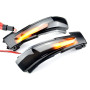 MKptopia Clignotants dynamiques à LED feux répétiteurs de clignotants Compatible avec Peu-geot 508, 508 SW Cit-roën DS5 C4 Pica-