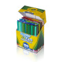 Crayola - Kit de 100 Feutres pour Adultes, Pointe Conique pour Traits Fins et Épais, 100 Nuances Différentes, Idéal pour le Lett