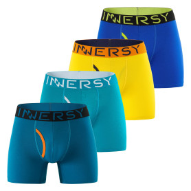 INNERSY Calecon Boxer avec Ouverture, Lot de 4
