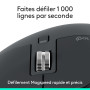 Logitech MX Master 3S - Souris sans fil performante avec défilement ultra-rapide, ergonomique, 8K PPP, compatible avec les surfa
