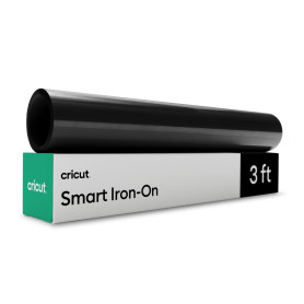Cricut Feuille thermocollante Smart, Noir – 33 cm x 91,4 cm – Grand format