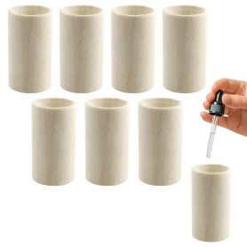 8Set Diffuseur en Bois pour Huiles Essentielles, Diffuseurs Aromatiques pour Éloigner Les Moustiques et Parfumer Votre Espace Po