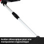 Einhell Coupe-bordures sans fil GE-CT 18 Li - Solo Power X-Change (18 V,Diam. de coupe lame 24 cm,Livré avec 20 lamelles en PVC)