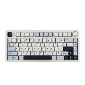 EPOMAKER x Aula F75 Clavier Mécanique Gasket à 75%, sans Fil/Bluetooth/USB-C, avec Cinq Couches de Coussinets, Bouton, RVB, Batt