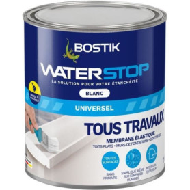 Membrane d'étanchéité - BOSTIK - Waterstop - Réparation fuites - Pot 1 kg - Blanc 37,77 €