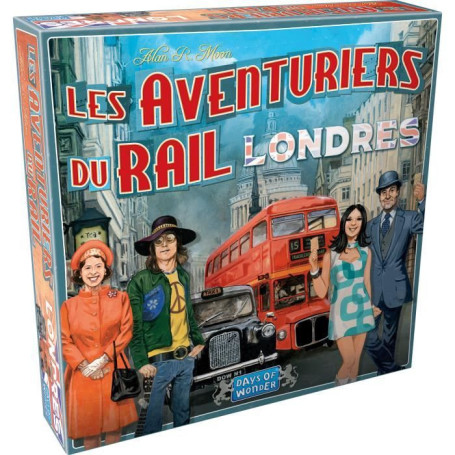Days of Wonder | Les Aventuriers du Rail : Londres | Jeu de société | a partir de 8 ans | 2 a 4 joueurs | 10 a 15 minutes 37,...