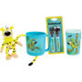 Lot vaisselle - FUN HOUSE - MARSUPILAMI - Verre 220 ml, mug 350 ml, couverts, peluche 18 cm