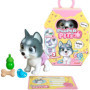 Smoby - Pamper Petz - Husky a adopter - 4 accessoires - Articulé - Bois et fais pipi - Certificat d'adoption - Des 3 ans