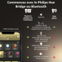 Ampoule connectée - PHILIPS HUE - MR16 - Lumiere blanche - Compatible bluetooth - Fonctionne avec App et voix