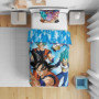 Parure de lit - DRAGON BALL Z - Son Goku vs Goku Rosé - Microfibre - 1 housse de couette 140 x 200 cm + 1 taie 63 x 63 cm