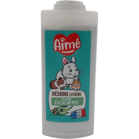 Hygiene rongeur - AIME - Désodorisant litiere - Eucalyptus - 700 ml - 100% naturel
