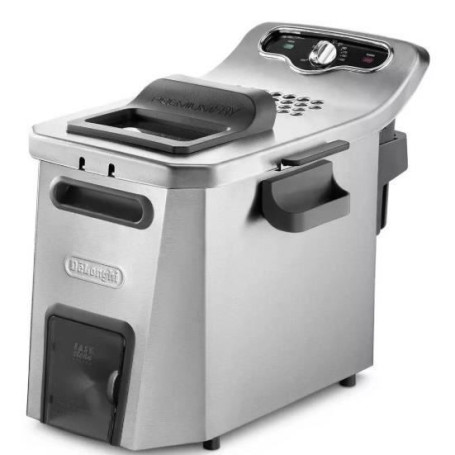 Friteuse - DELONGHI - FZ44851 - Inox - 5 L - 3200 W - 29,3 x 41,7 x 23,2 cm
