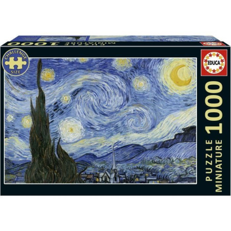 Puzzle - EDUCA - Nuit Étoilée Miniature - 1000 pieces - 62,5 x 30 cm - a partir de 12 ans