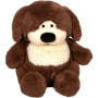 Peluche chien Chubby Dog - GIPSY TOYS - 40 cm Marron