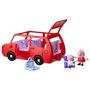 Peppa Pig La grande voiture familiale, coffret avec véhicule et 2 figurines, a partir de 3 ans